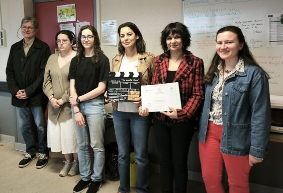 Quatre élèves du lycée ont participé au concours "Je film ma formation" et ont r